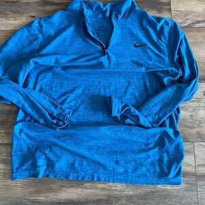 Nike Dri-FIT Blue Half-Zip Top